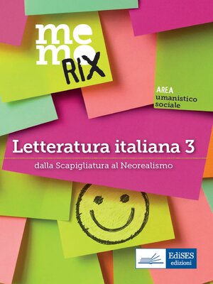 cover image of Letteratura italiana 3